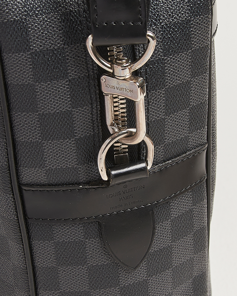 Homme | Louis Vuitton Pre-Owned Porte Document Voyager Damier Graphite | Louis Vuitton Pre-Owned | Porte Document Voyager Damier Graphite