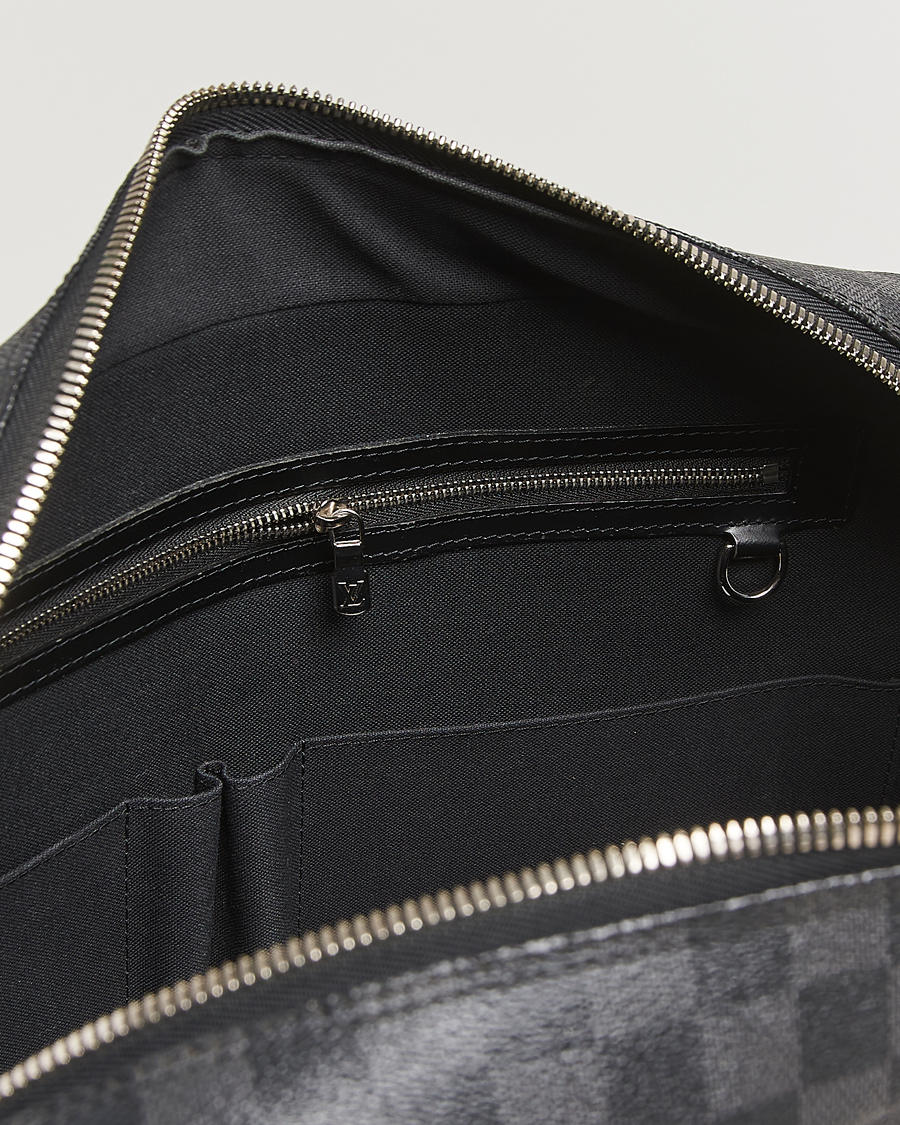 Homme | Louis Vuitton Pre-Owned Porte Document Voyager Damier Graphite | Louis Vuitton Pre-Owned | Porte Document Voyager Damier Graphite