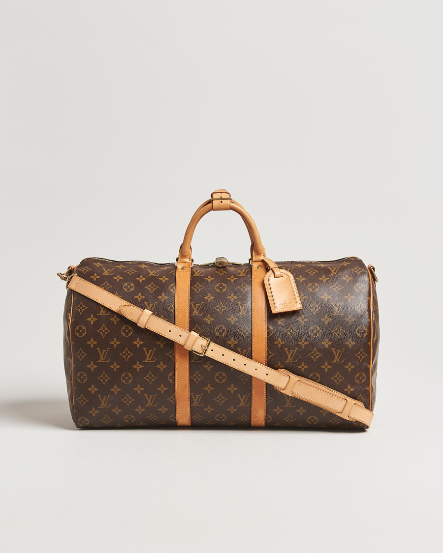 Homme | Louis Vuitton Pre-Owned Keepall Bandoulière 50 Monogram | Louis Vuitton Pre-Owned | Keepall Bandoulière 50 Monogram