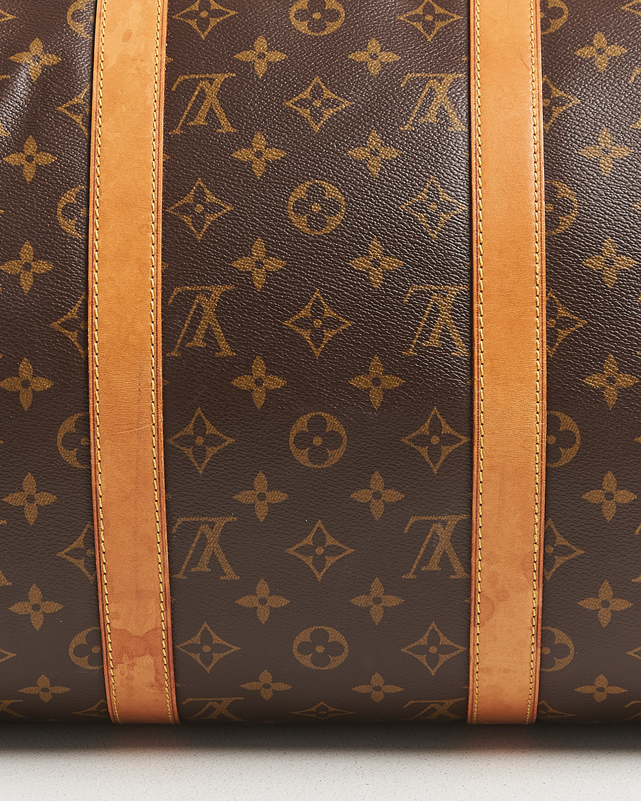Homme | Louis Vuitton Pre-Owned Keepall Bandoulière 50 Monogram | Louis Vuitton Pre-Owned | Keepall Bandoulière 50 Monogram
