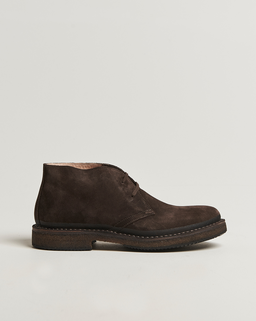 Homme | Bottes | Astorflex for Care of Carl | Astorflex Stormflex Suede Dark Brown