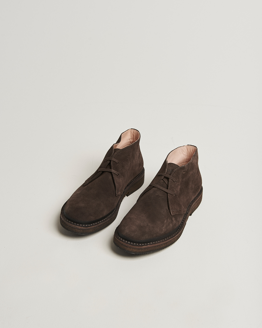 Homme | Bottes | Astorflex for Care of Carl | Astorflex Stormflex Suede Dark Brown
