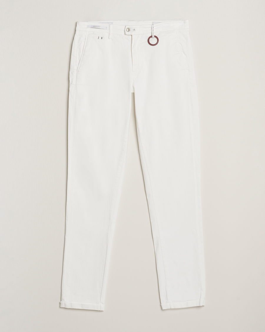 Homme | Pantalons | Tramarossa | Luis Superstrech Cotton Chino White