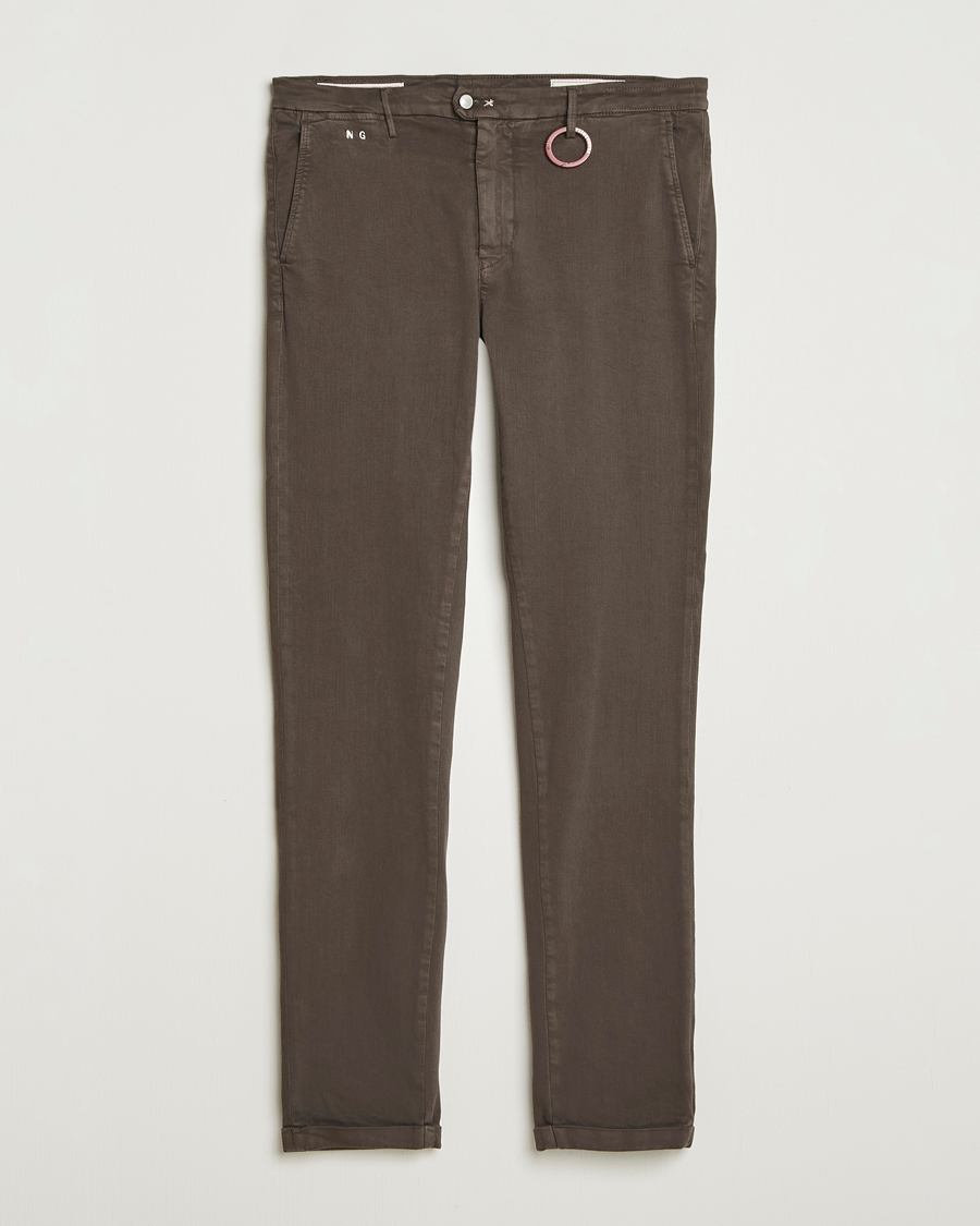 Homme | Jeans | Tramarossa | Luis Superstrech Cotton Chino Brown