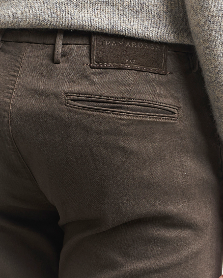 Homme | Jeans | Tramarossa | Luis Superstrech Cotton Chino Brown