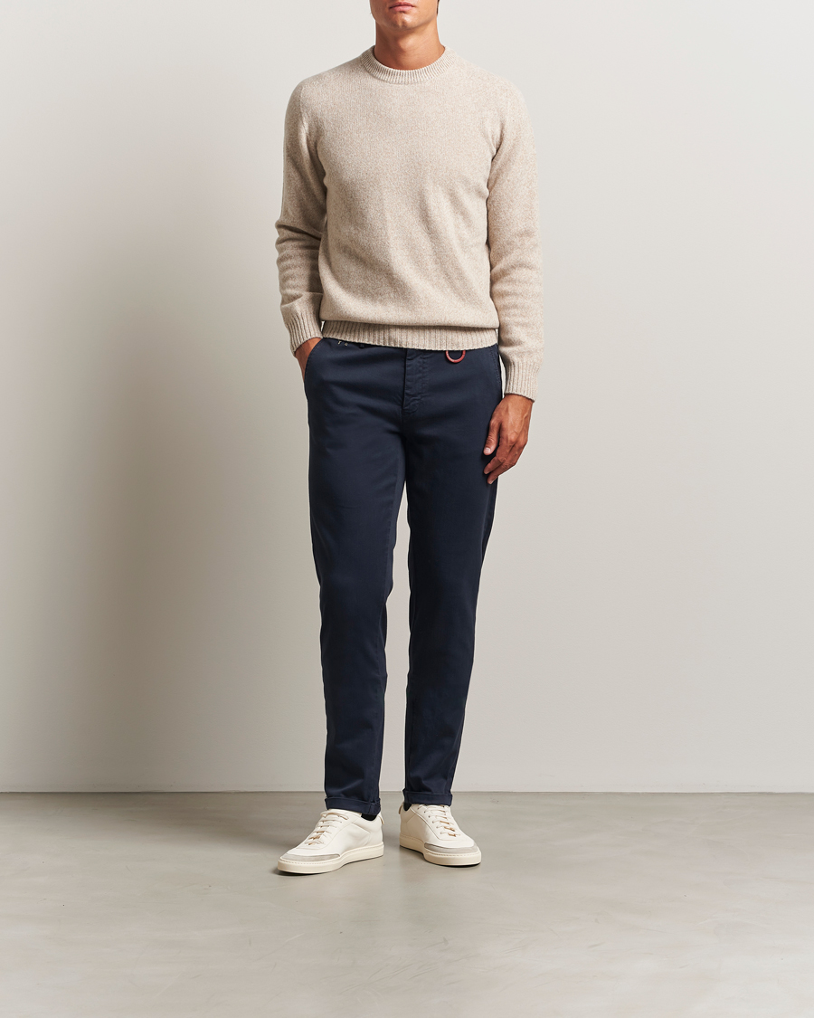 Homme | Jeans | Tramarossa | Luis Superstrech Cotton Chino Dark Blu