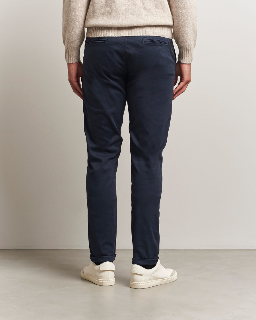 Homme | Jeans | Tramarossa | Luis Superstrech Cotton Chino Dark Blu