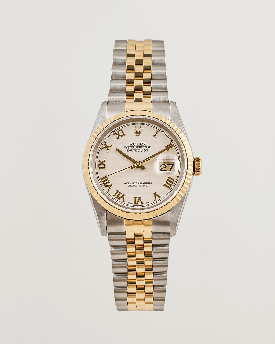 Homme | Rolex Pre-Owned Datejust Pyramid dial | Rolex Pre-Owned | Datejust Pyramid dial