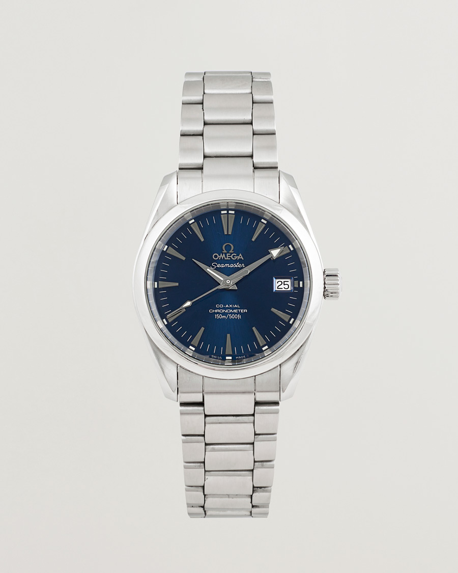 Homme | Omega Pre-Owned Seamaster Aqua Terra 150M Blue | Omega Pre-Owned | Seamaster Aqua Terra 150M Blue