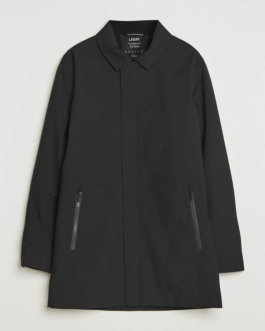 Homme | Manteaux Et Vestes | UBR | Regulator Coat Savile Black Wool