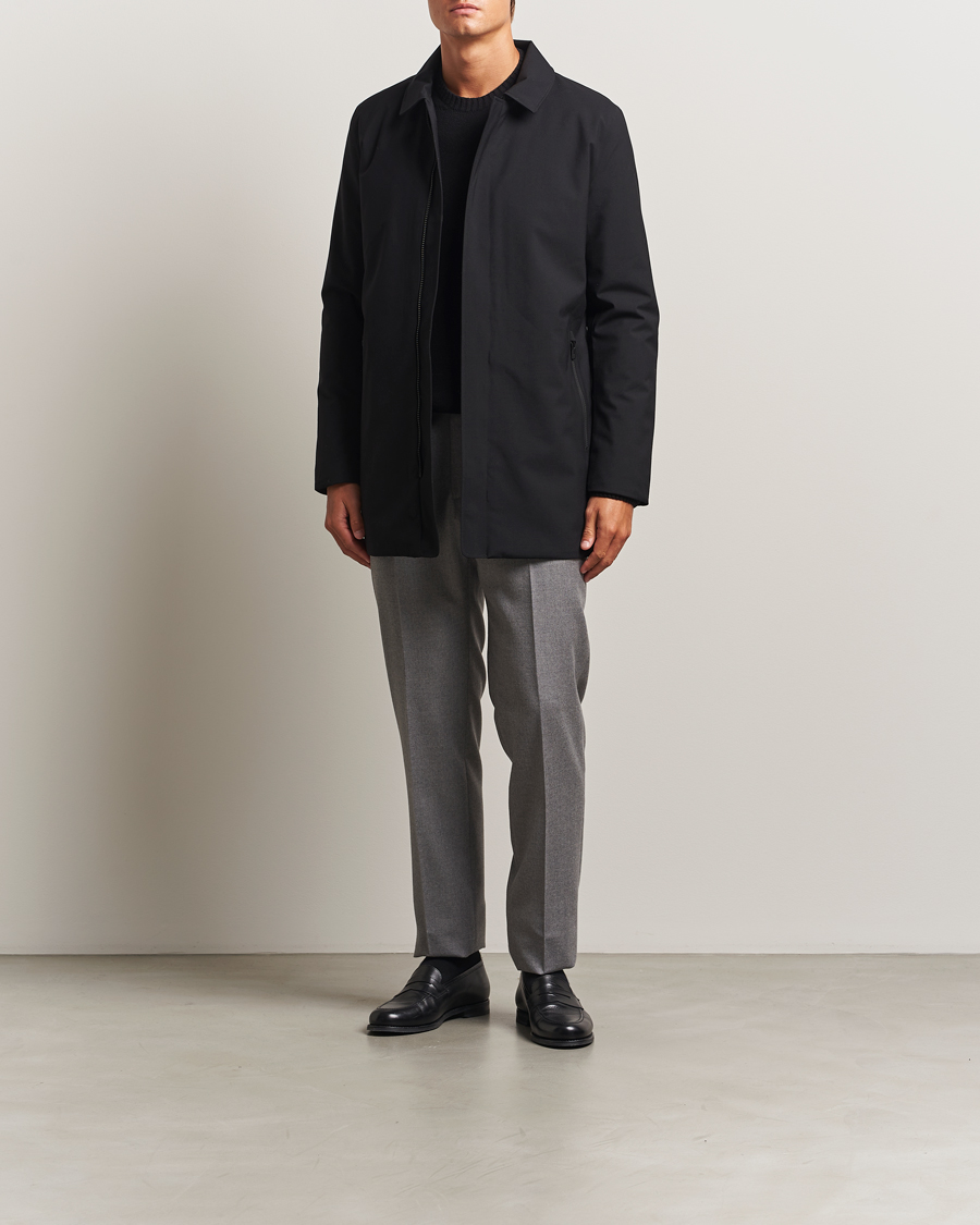 Homme | Manteaux Et Vestes | UBR | Regulator Coat Savile Black Wool