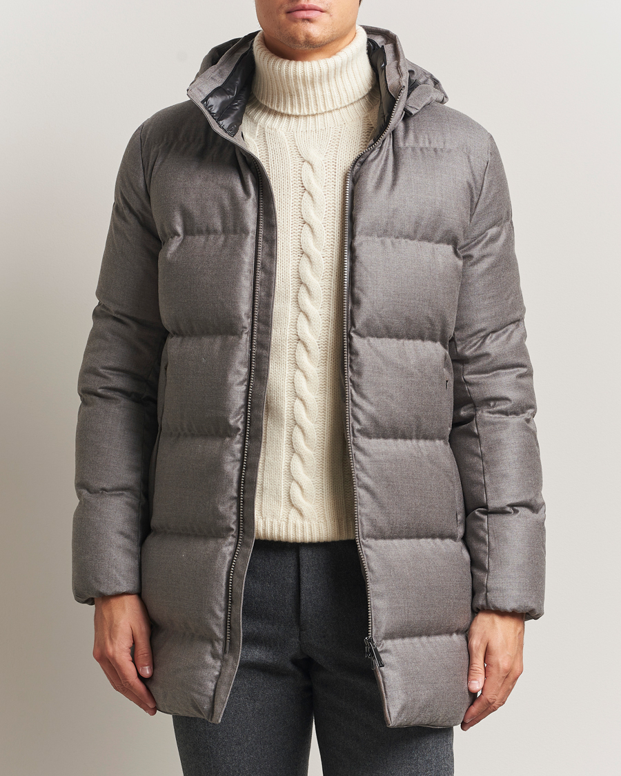 Homme | Manteaux Et Vestes | UBR | Concorde Wool Parka Savile Sand Melange