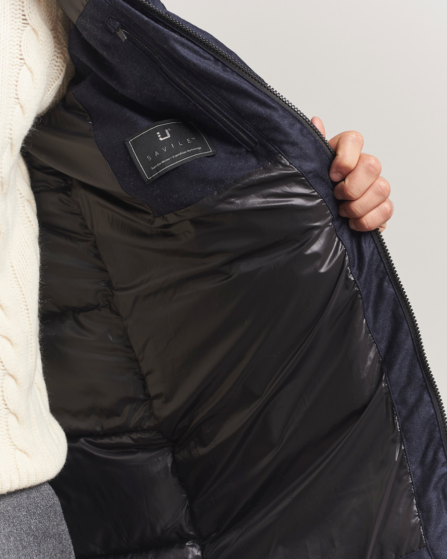 Homme | Manteaux Et Vestes | UBR | Concorde Wool Parka Savile Dark Navy Melange
