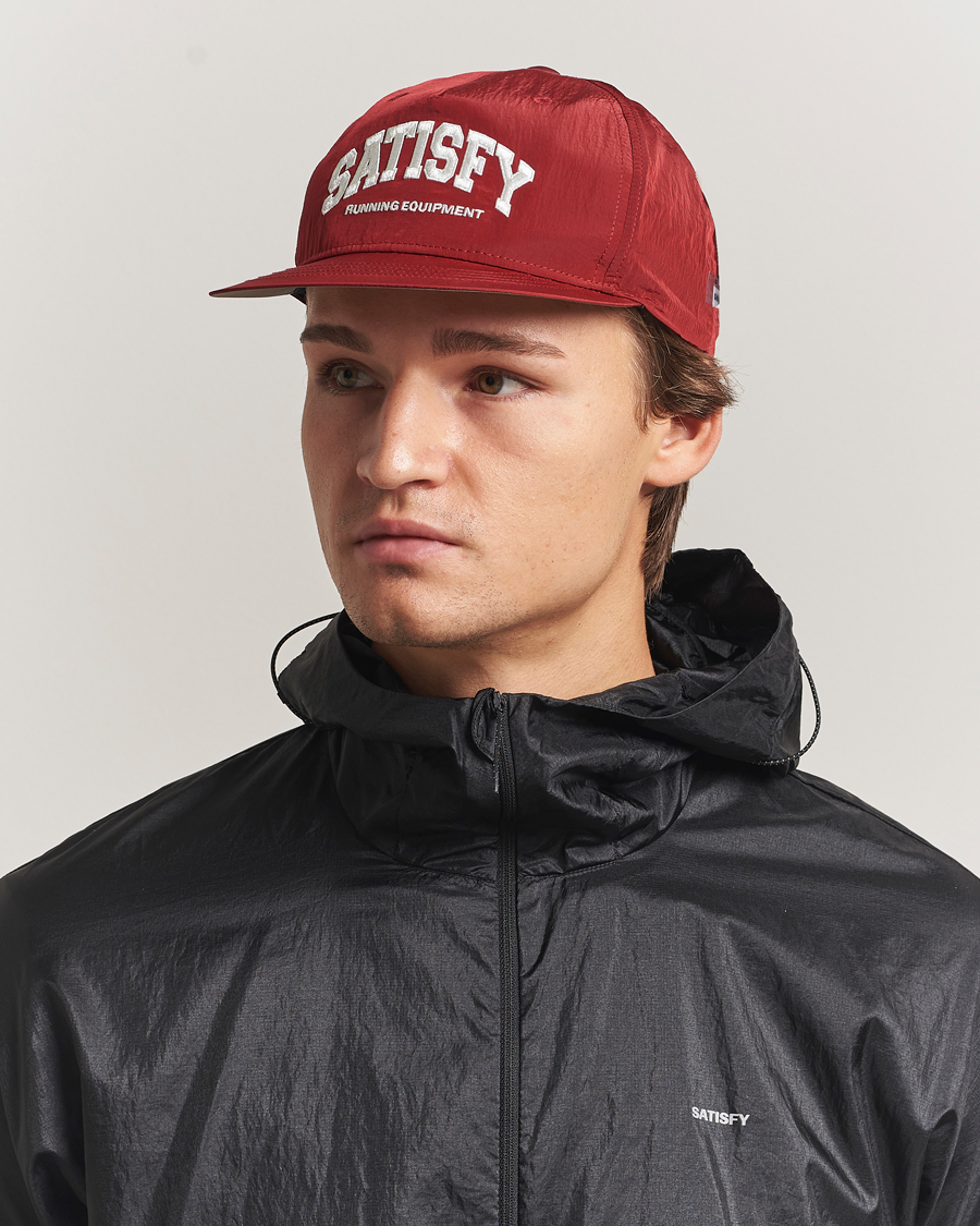 Homme | Satisfy FliteSilk Running Cap Burgundy | Satisfy | FliteSilk Running Cap Burgundy