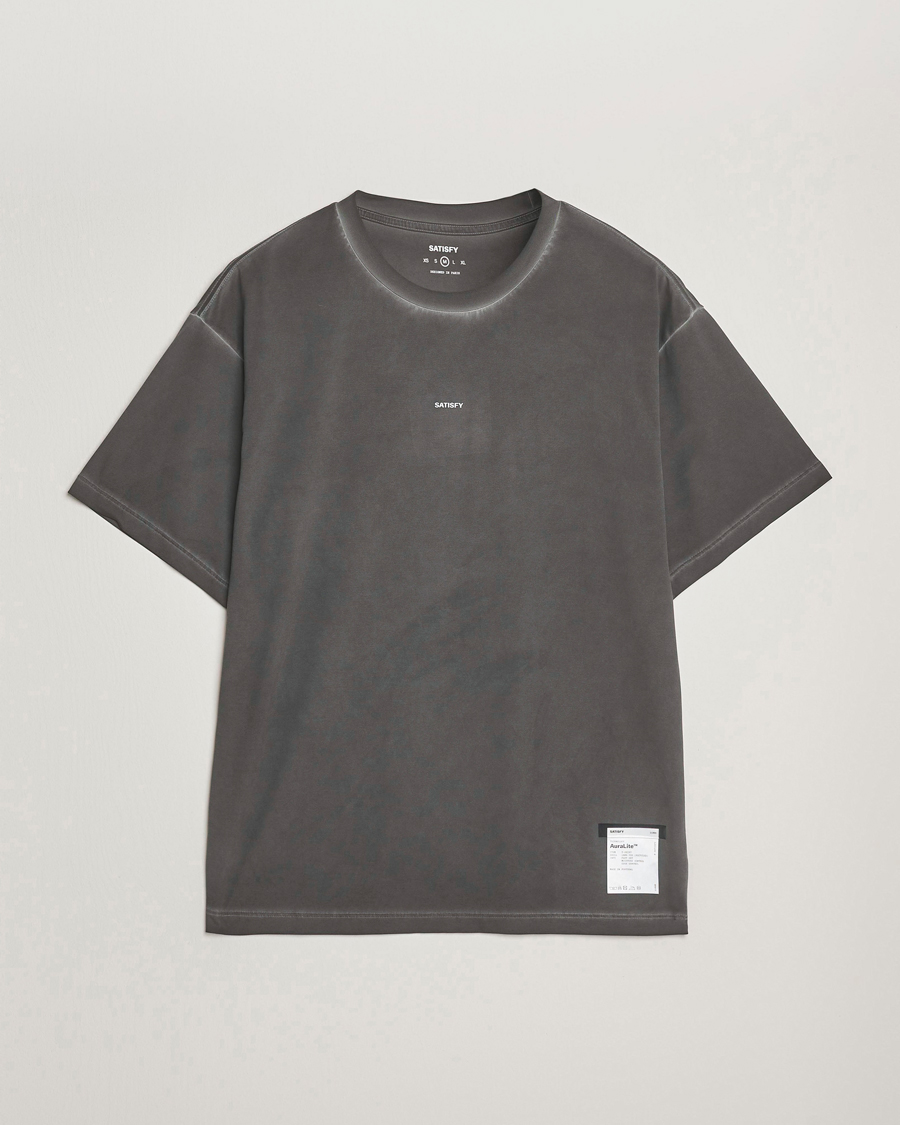 Homme | T-shirts | Satisfy | AuraLite T-Shirt Pigment Black