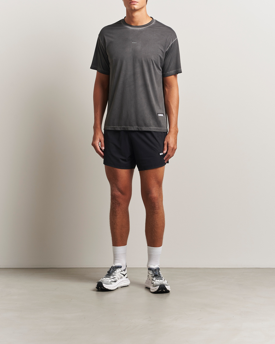 Homme | T-shirts | Satisfy | AuraLite T-Shirt Pigment Black