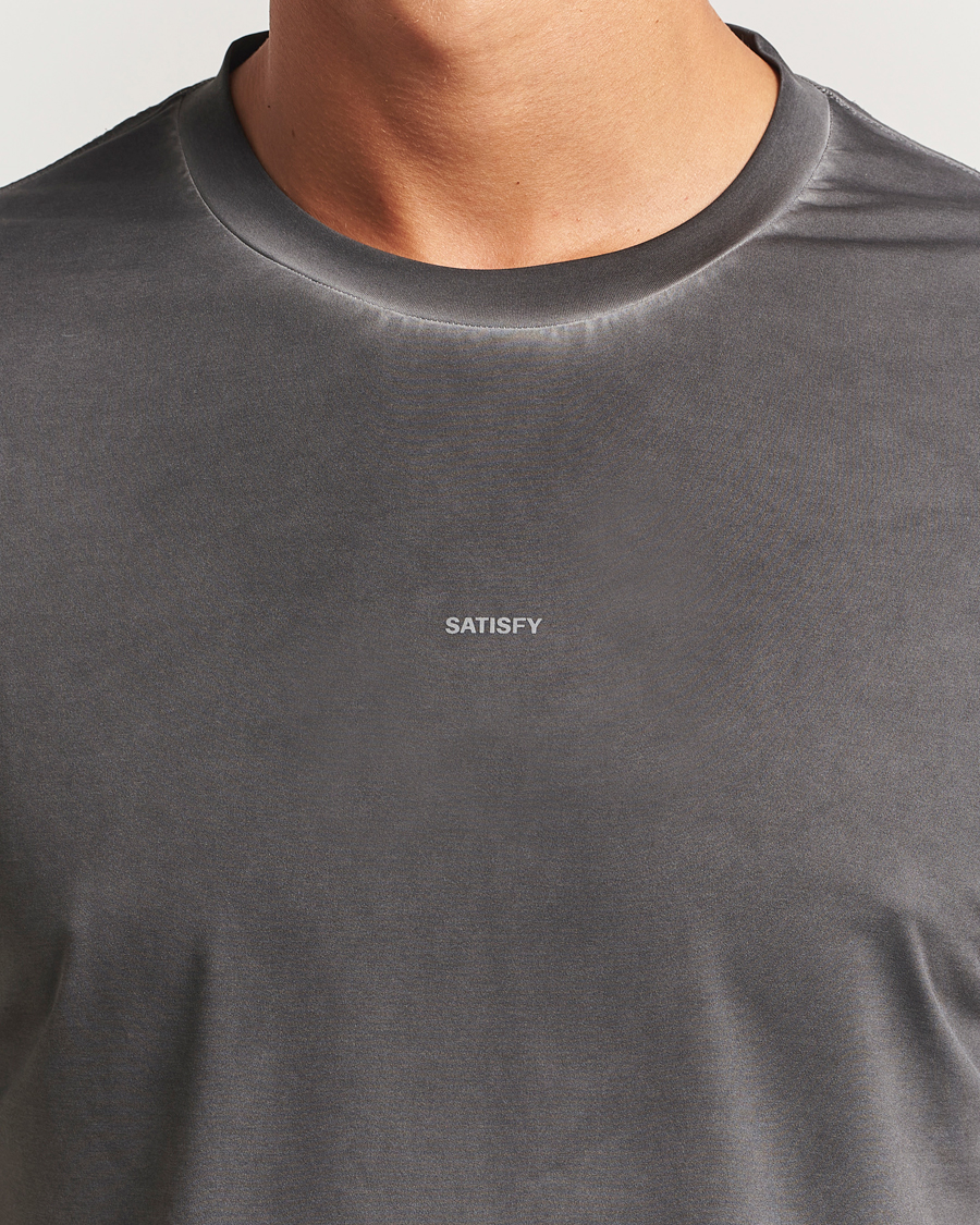 Homme | T-shirts | Satisfy | AuraLite T-Shirt Pigment Black