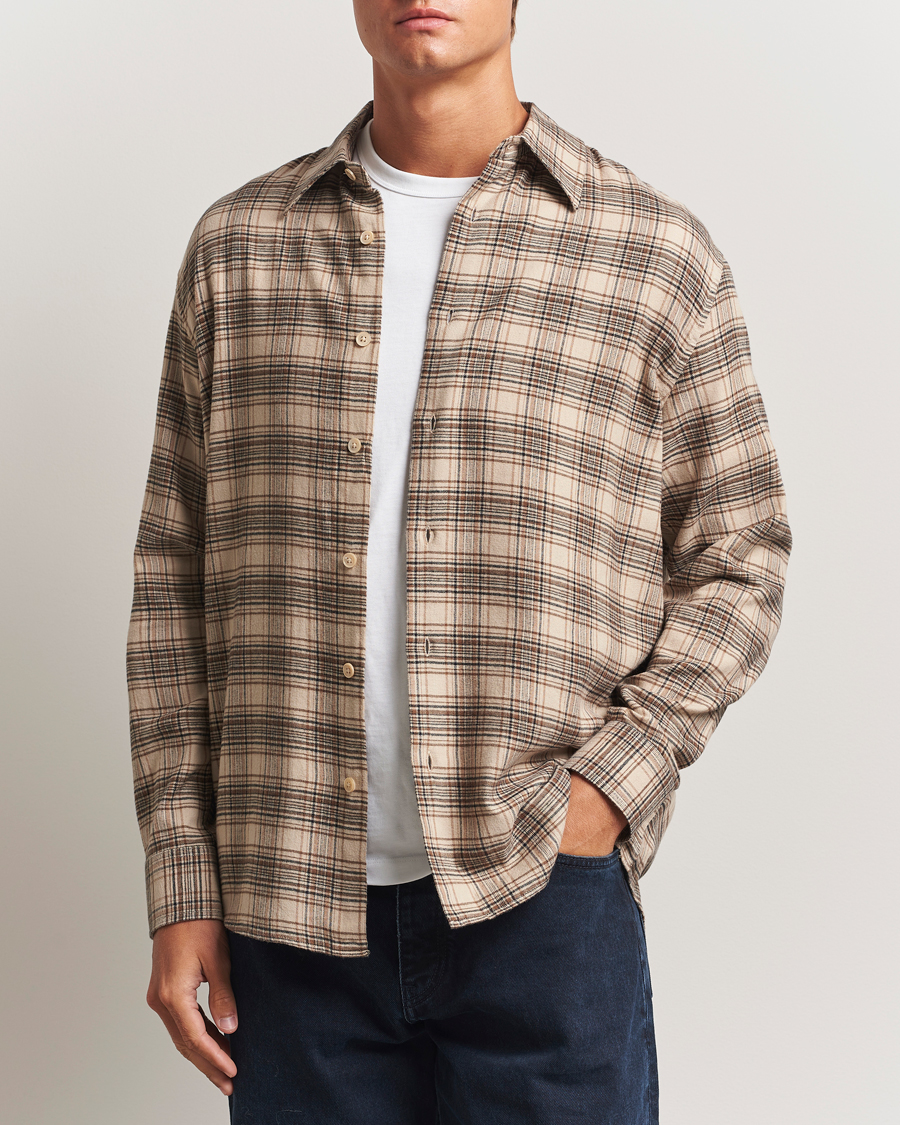 Homme | Chemises | Sunflower | Studio Shirt Beige Check