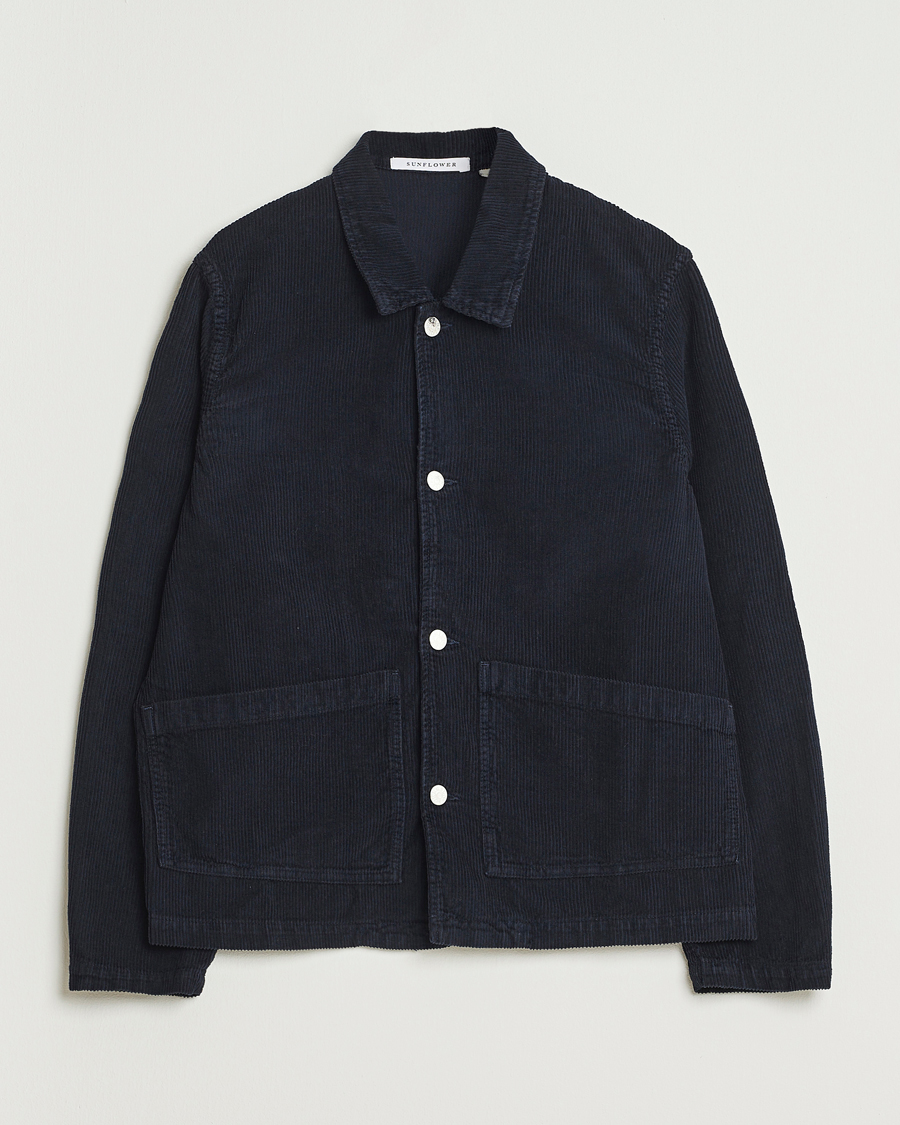 Homme | Manteaux Et Vestes | Sunflower | Corduroy Worker Jacket Navy
