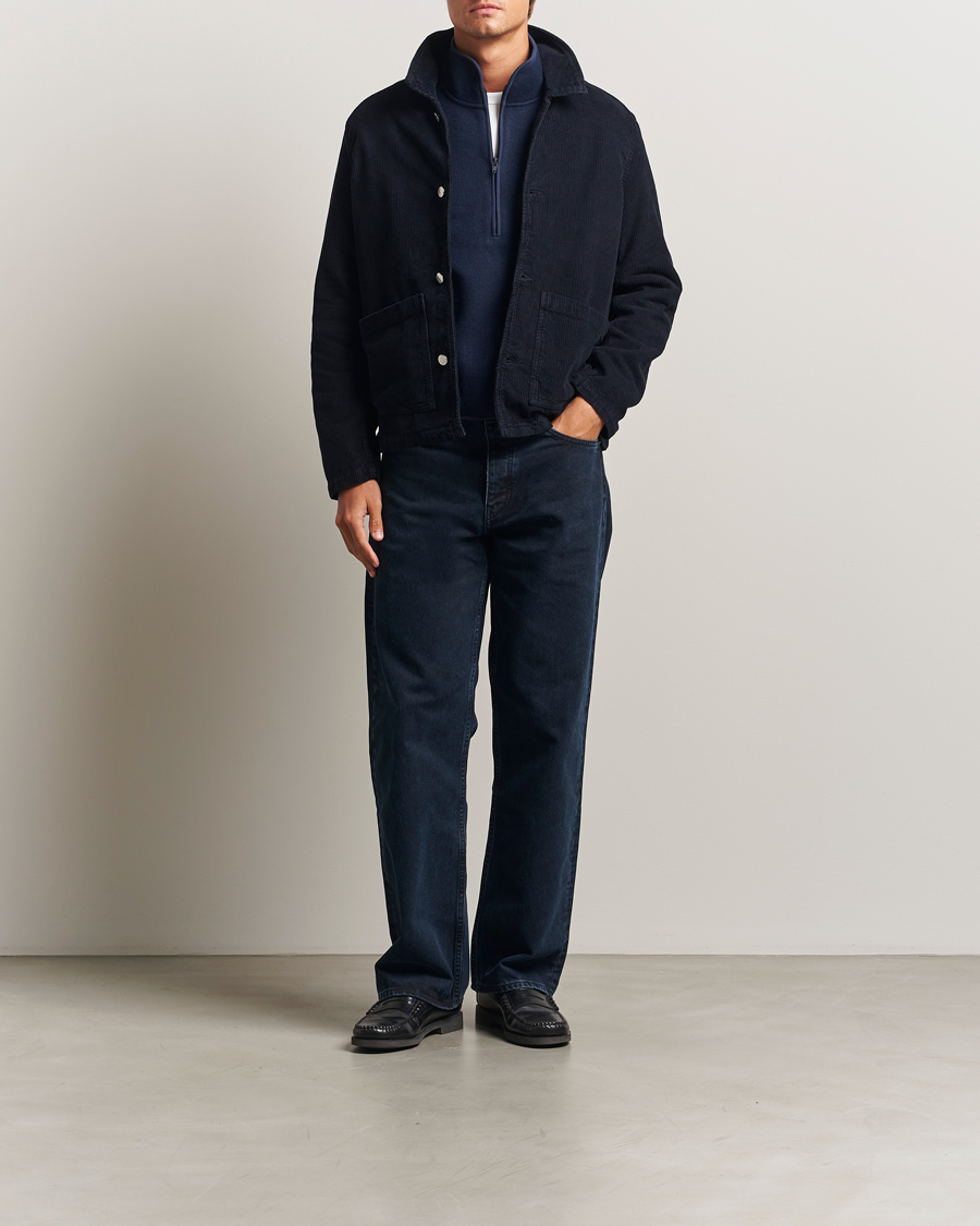 Homme | Manteaux Et Vestes | Sunflower | Corduroy Worker Jacket Navy