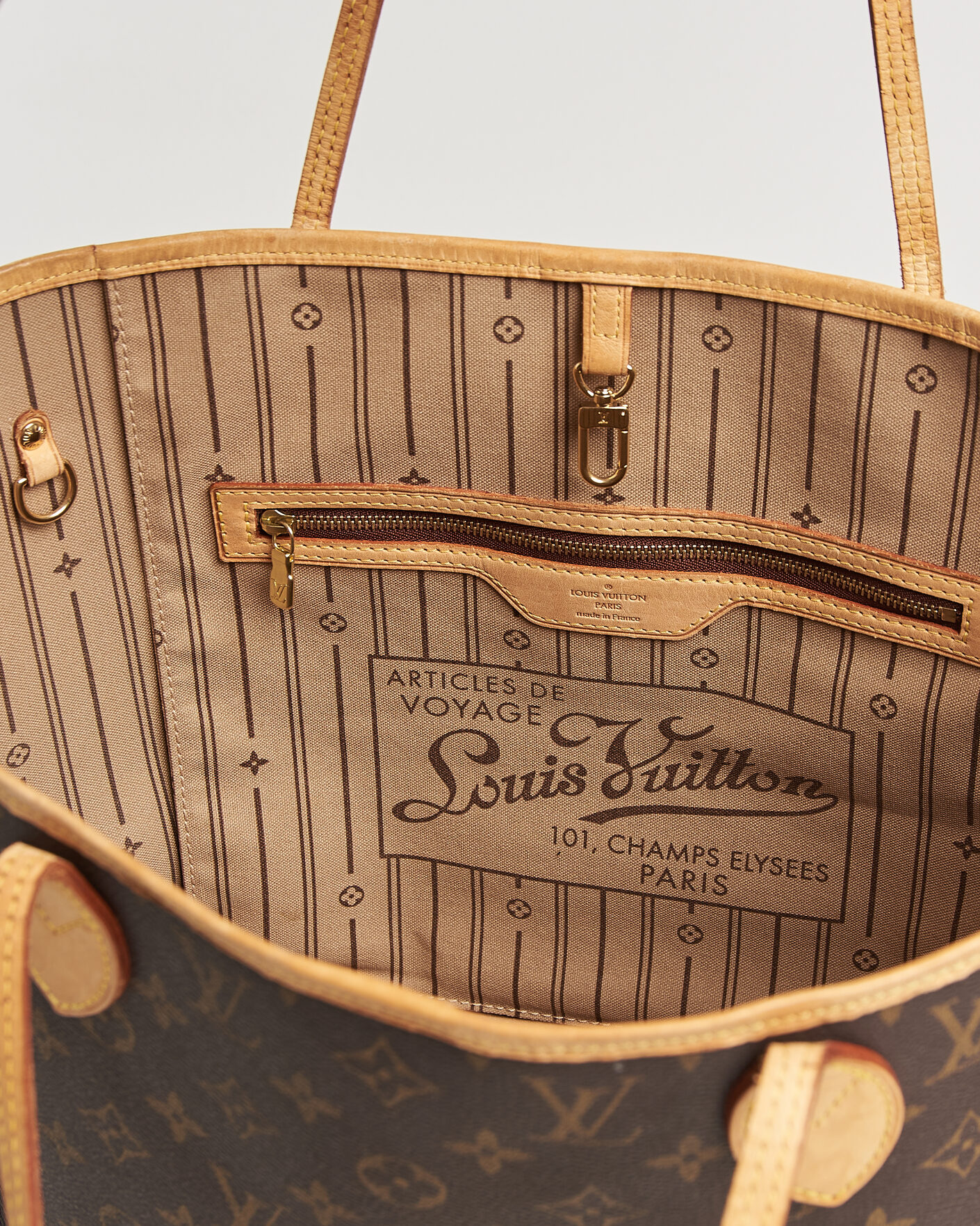 Homme | Pre-Owned & Vintage Bags | Louis Vuitton Pre-Owned | Neverfull MM Monogram