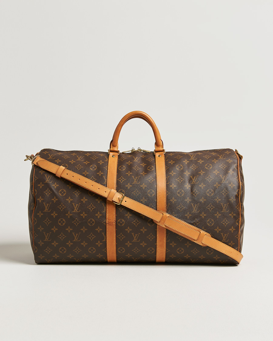 Homme | Pre-Owned & Vintage Bags | Louis Vuitton Pre-Owned | Keepall Bandoulière 55 Monogram