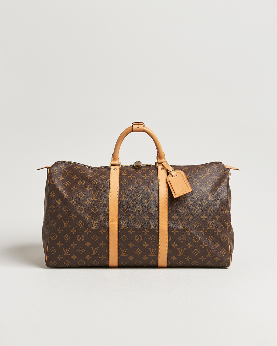 Homme | Pre-Owned & Vintage Bags | Louis Vuitton Pre-Owned | Keepall 50 Monogram