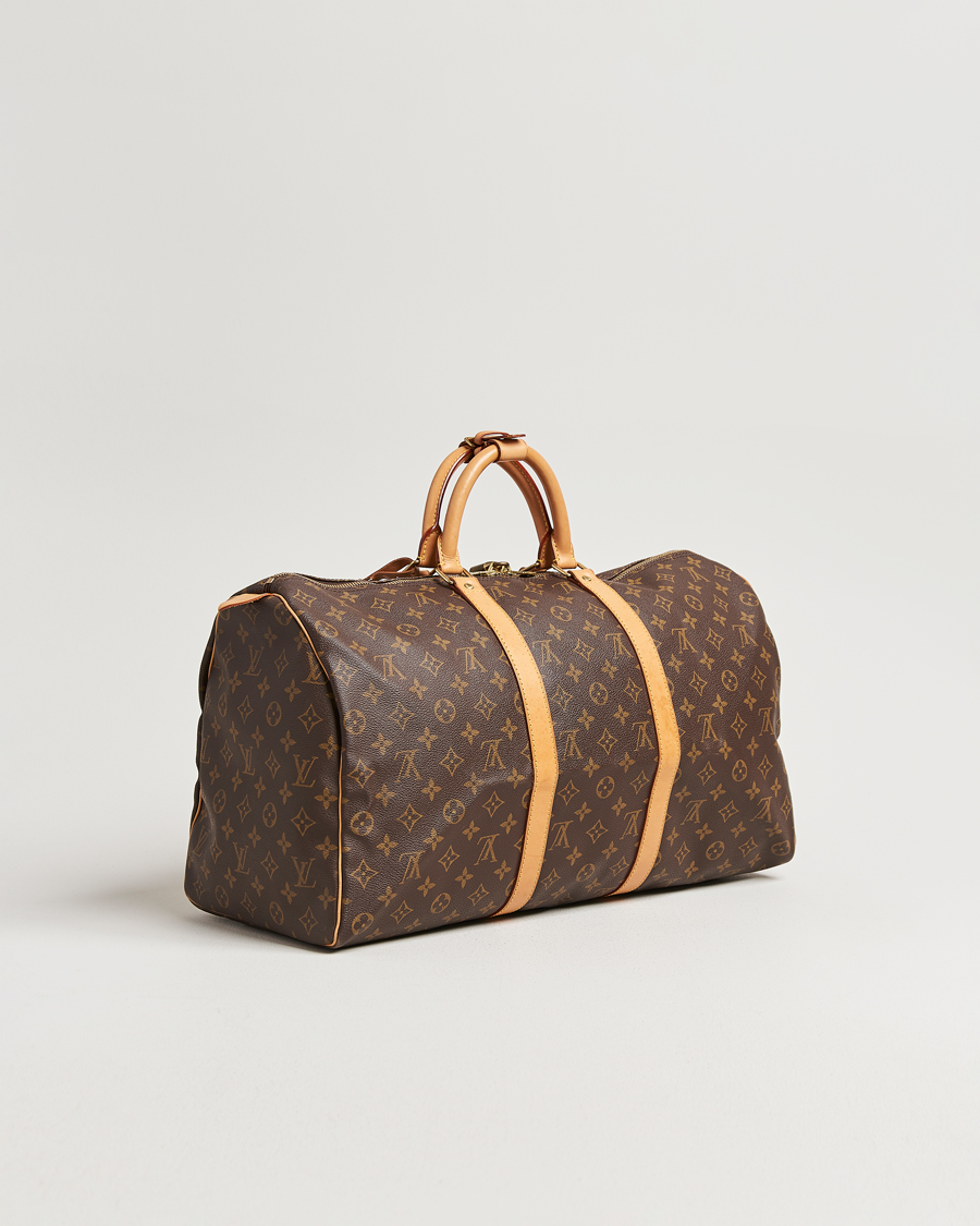 Homme | Pre-Owned & Vintage Bags | Louis Vuitton Pre-Owned | Keepall 50 Monogram