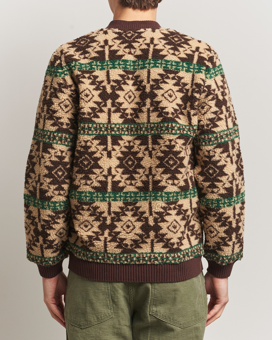 Homme | Pulls Et Tricots | BEAMS PLUS | Boa Fleece Cardigan Brown