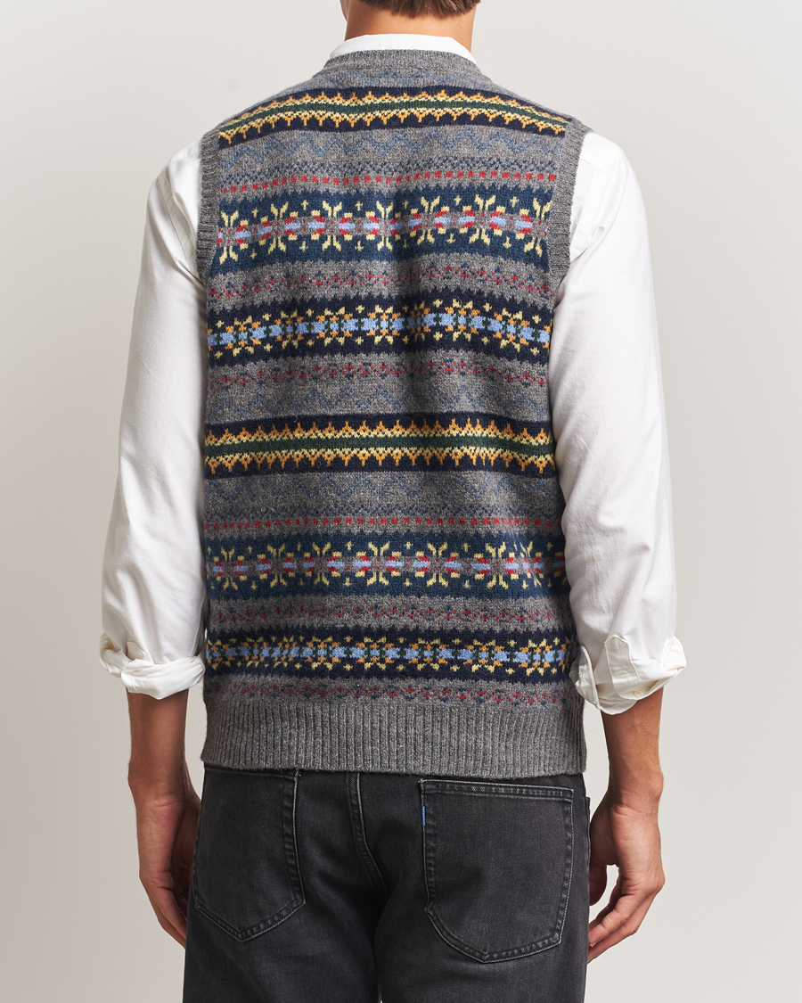 Homme | Pulls Et Tricots | BEAMS PLUS | Fairisle Knit Vest Grey