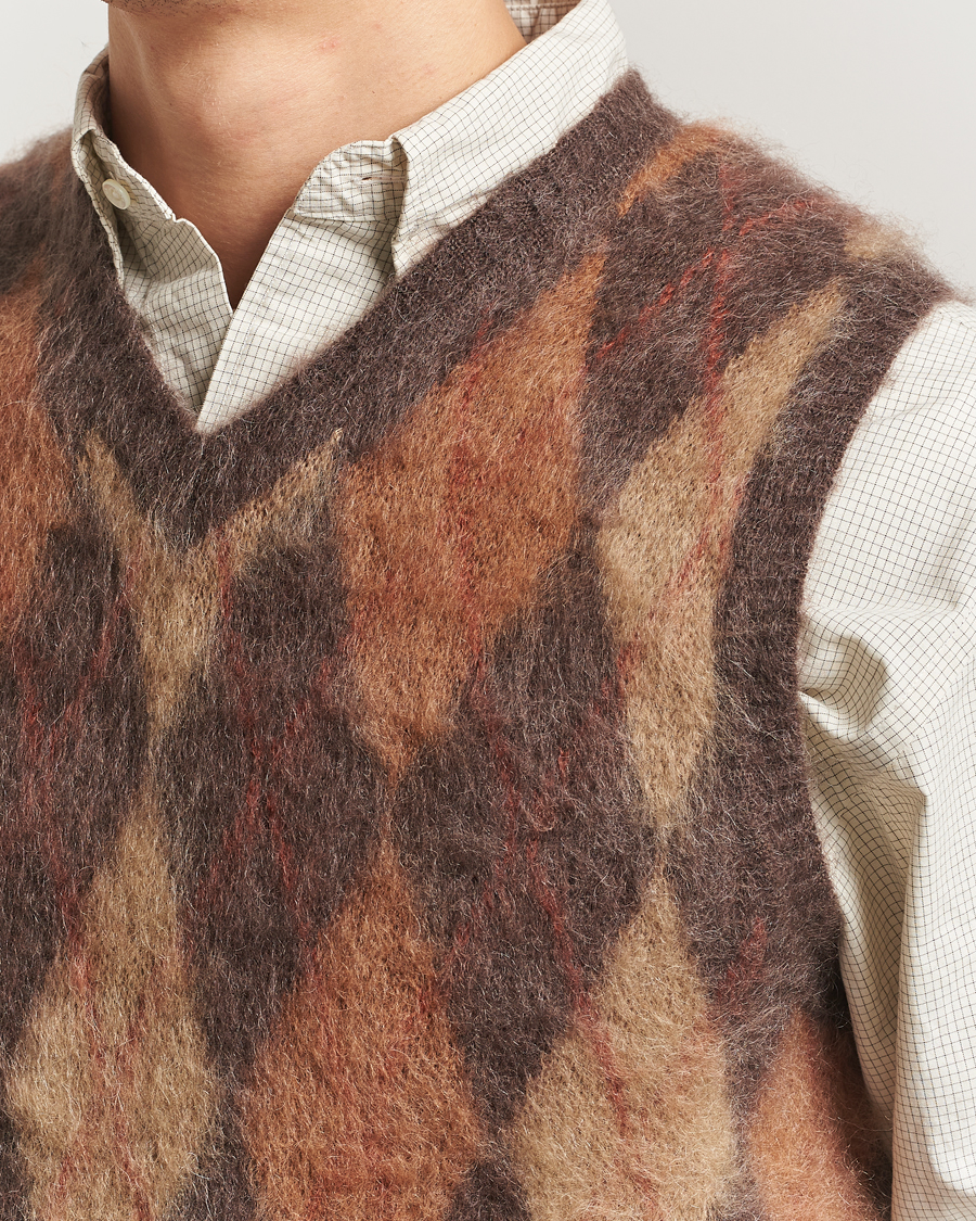 Homme | Pulls Et Tricots | BEAMS PLUS | Mohair Knit Vest Brown