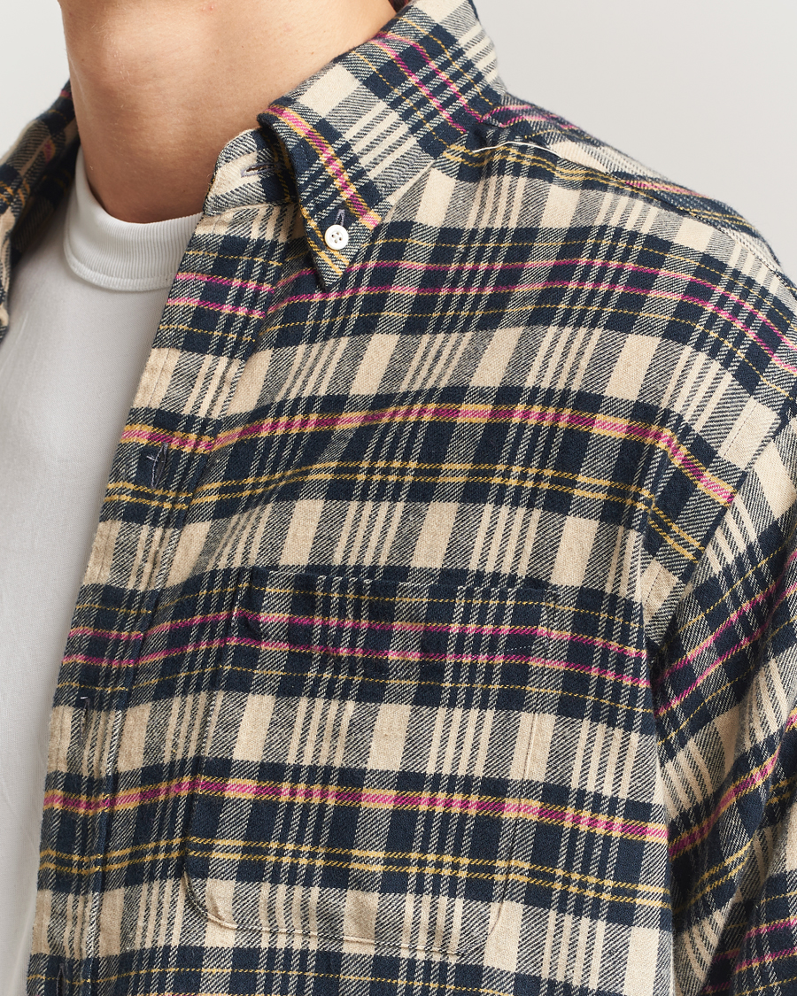 Homme | Chemises | BEAMS PLUS | Flannel Button Down Shirt Beige Check