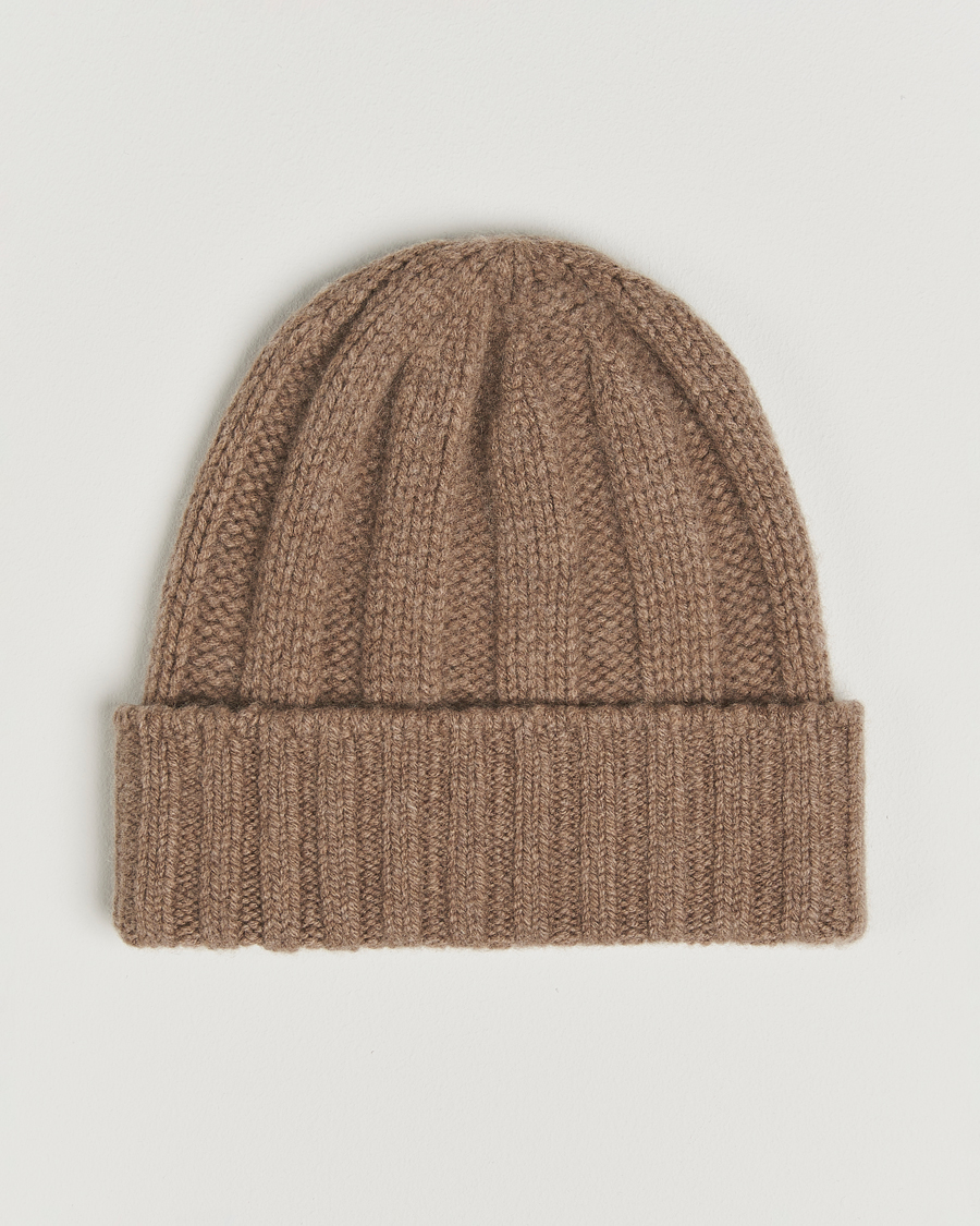 Homme | BEAMS PLUS Cashmere Rib Beanie Camel | BEAMS PLUS | Cashmere Rib Beanie Camel