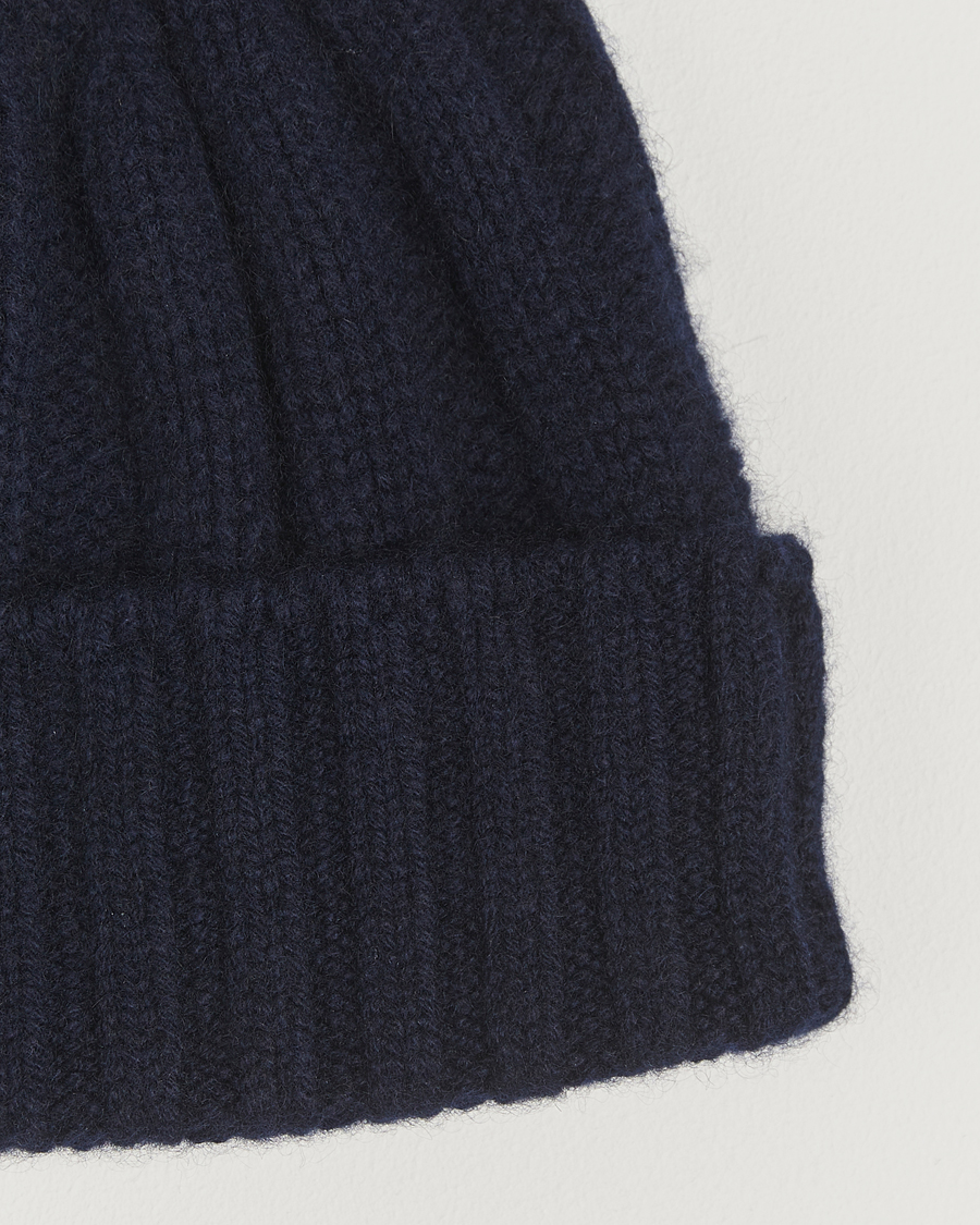 Homme | BEAMS PLUS Cashmere Rib Beanie Navy | BEAMS PLUS | Cashmere Rib Beanie Navy