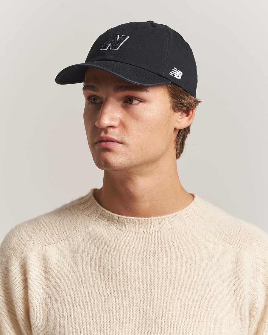 Homme | New Balance Block N Cap Black | New Balance | Block N Cap Black