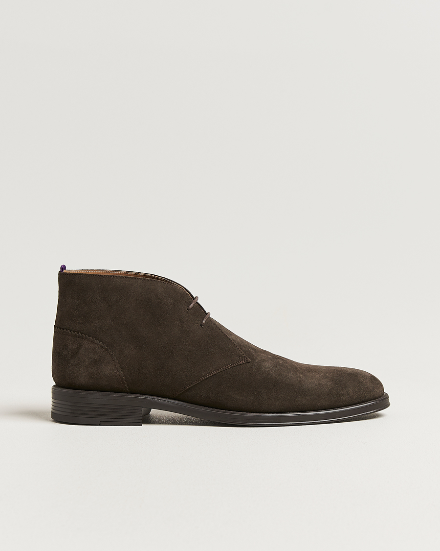 Homme | Bottes | PS Paul Smith | Wilbur Suede Chukka Boot Dark Brown