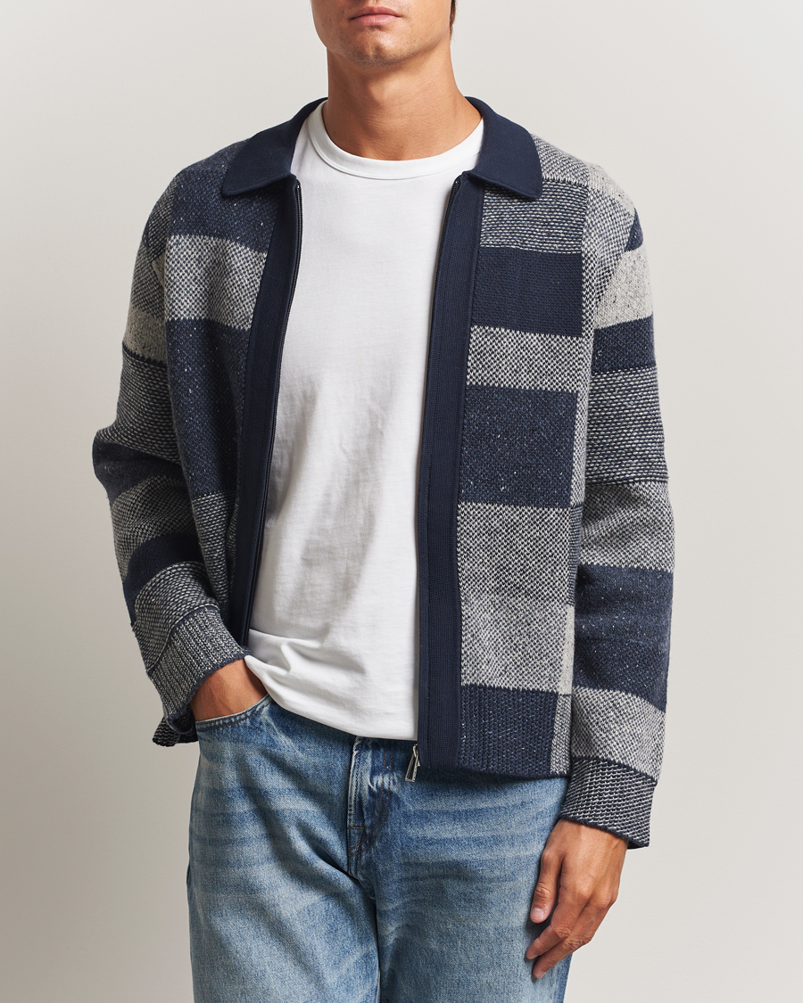 Homme | Pulls Et Tricots | PS Paul Smith | Colourblocked Knitted Full Zip Blue Multi
