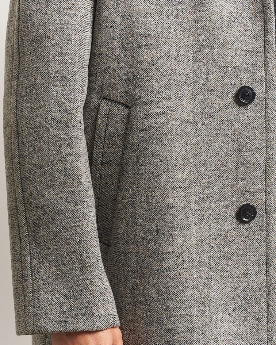 Homme | Manteaux Et Vestes | Paul Smith | Wool Herringbone Coat Grey