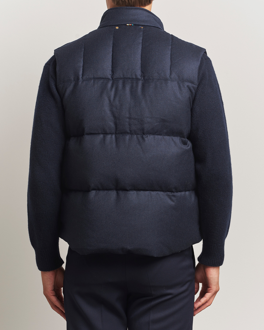 Homme | Manteaux Et Vestes | Paul Smith | Wool/Cashmere Down Gilet Navy