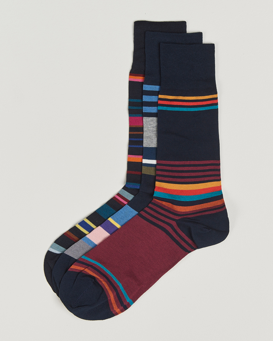 Homme | Sous-Vêtements Et Chaussettes | Paul Smith | 3-Pack Striped Sock Multi