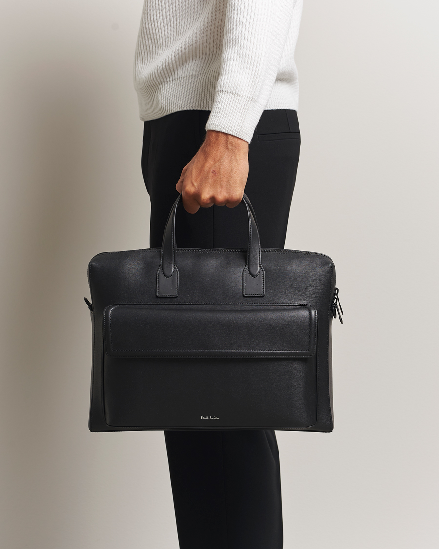 Homme | Paul Smith Leather Briefcase Black | Paul Smith | Leather Briefcase Black