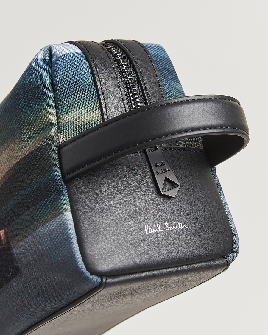 Homme | Sacs | Paul Smith | Leather Mini Washbag Black Multi