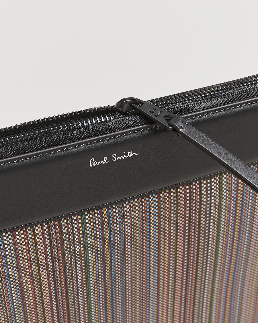 Homme | Sacs | Paul Smith | Nylon Stripe Document Case Black Multi