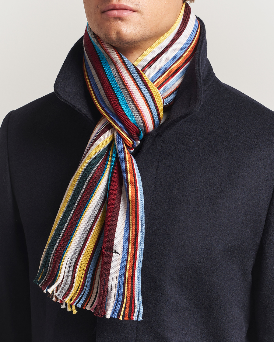 Homme | Paul Smith Merino Wool Signature Scarf Multi | Paul Smith | Merino Wool Signature Scarf Multi