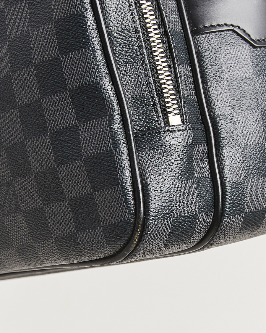 Homme | Pre-Owned & Vintage Bags | Louis Vuitton Pre-Owned | Leoh Shoulder Bag Damier Graphite