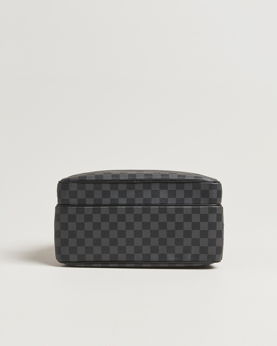 Homme | Pre-Owned & Vintage Bags | Louis Vuitton Pre-Owned | Leoh Shoulder Bag Damier Graphite