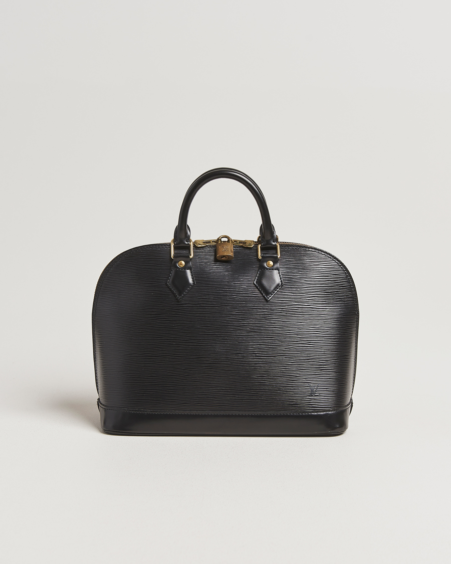 Homme | Louis Vuitton Pre-Owned Alma PM Bag Epi Leather Black | Louis Vuitton Pre-Owned | Alma PM Bag Epi Leather Black