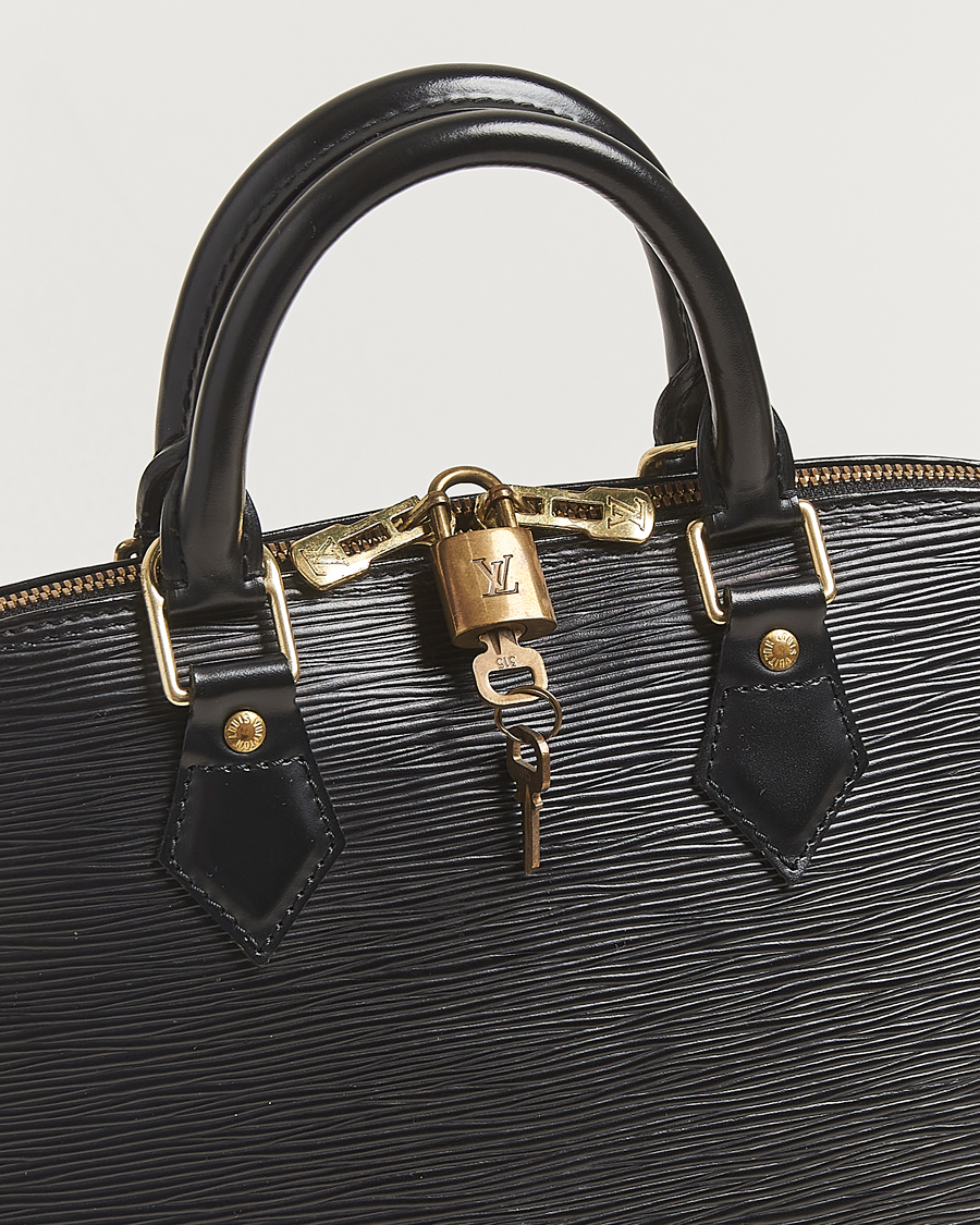 Homme | Louis Vuitton Pre-Owned Alma PM Bag Epi Leather Black | Louis Vuitton Pre-Owned | Alma PM Bag Epi Leather Black