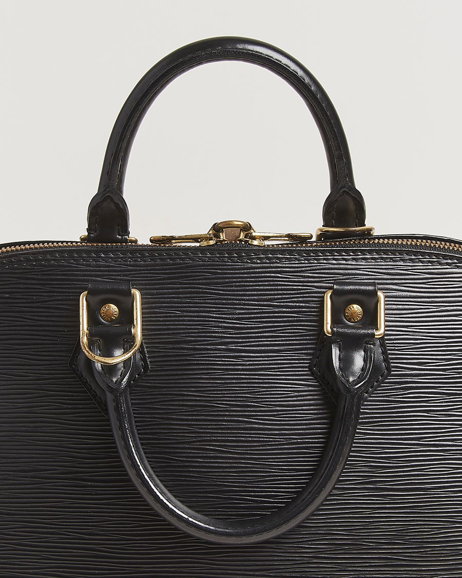 Homme | Louis Vuitton Pre-Owned Alma PM Bag Epi Leather Black | Louis Vuitton Pre-Owned | Alma PM Bag Epi Leather Black