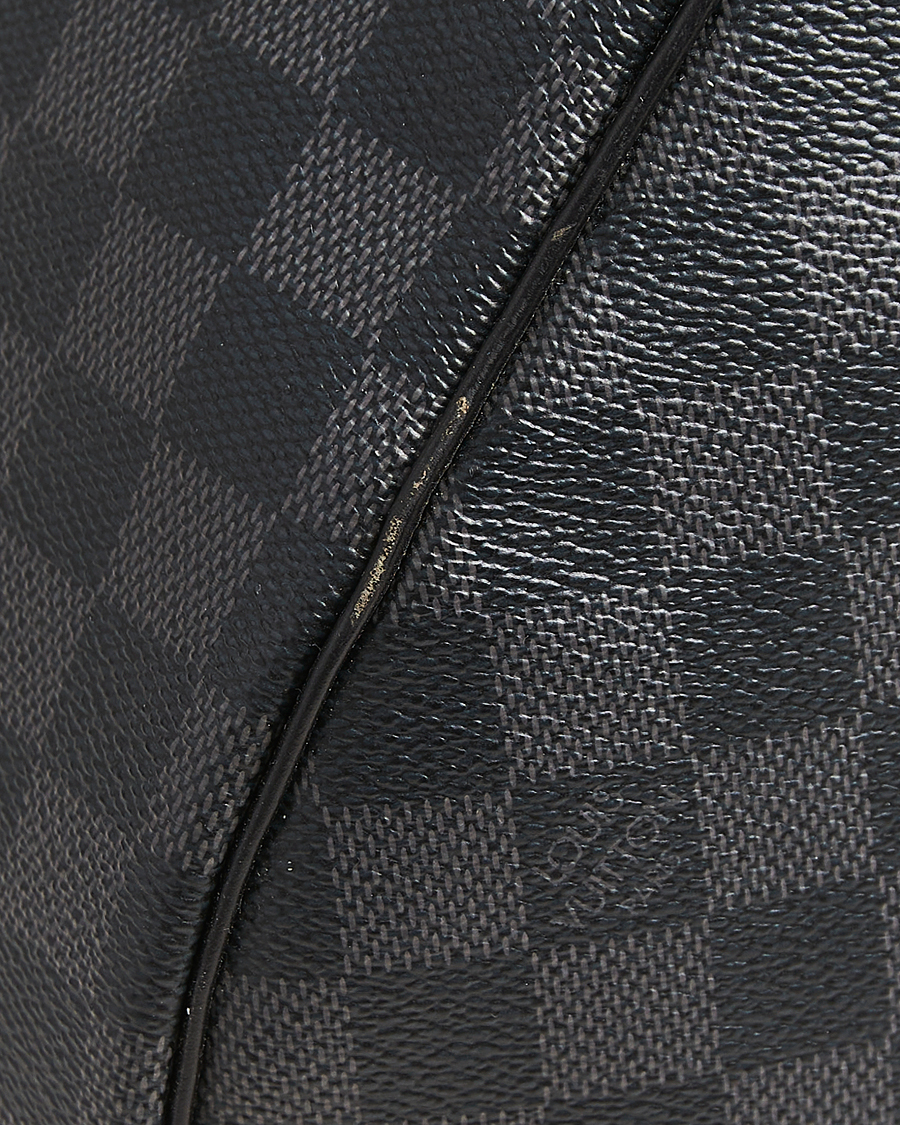 Homme | Louis Vuitton Pre-Owned Keepall Bandoulière 55 Damier Graphite | Louis Vuitton Pre-Owned | Keepall Bandoulière 55 Damier Graphite